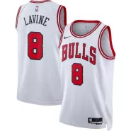 Men's Chicago Bulls Zach LaVine #8 Nike Brand White 22/23 Swingman Jersey - Association Edition - thejerseys