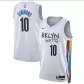 Men's Brooklyn Nets Ben Simmons #10 White 2022/23 Swingman Jersey - City Edition - thejerseys