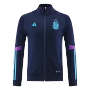 Argentina Royal Blue Track Jacket 2022/23 For Adults Three Stars - thejerseys