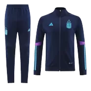 Three Stars Argentina Royal Blue Jacket Training Kit 2022 For Adults - thejerseys
