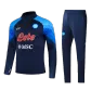 Napoli 1/4 Zip Blue Tracksuit Kit(Top+Pants) 2022/23 for Adults - thejerseys