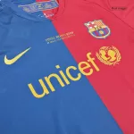 Barcelona Home Retro Long Sleeve Soccer Jersey 2008/09 - UCL Final - thejerseys