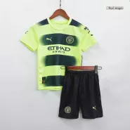 Kid's Manchester City Third Away Jerseys Kit(Jersey+Shorts) 2022/23 - thejerseys