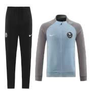 Club America Blue&Gray Jacket Training Kit 2022/23 For Adults - thejerseys