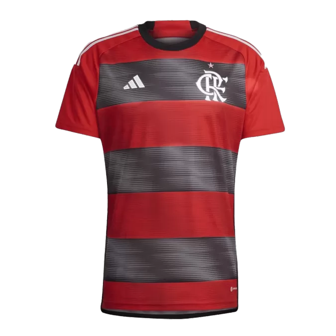 Men's CR Flamengo Home Soccer Jersey 2023/24 - Fans Version - thejerseys