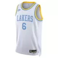 Men's Los Angeles Lakers LeBron James #6 White Swingman Jersey 2022/23 - Classic Edition - thejerseys