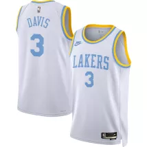 Men's Los Angeles Lakers Anthony Davis #3 Nike White 2022/23 Swingman Jersey - Classic Edition - thejerseys