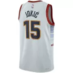 Discount Denver Nuggets Nikola Jokic #15 White Swingman Jersey 22/23 - City Edition - thejerseys
