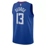 Men's Los Angeles Clippers Paul George #13 Blue Swingman Jersey 22/23 - Icon Edition - thejerseys