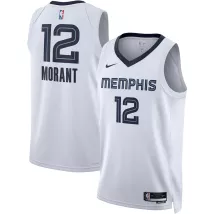 Men's Memphis Grizzlies Ja Morant #12 Nike White 2022/23 Swingman Jersey - Association Edition - thejerseys