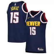 Men's Denver Nuggets Nikola Jokic #15 Nike Navy 2022/23 Swingman Jersey - Icon Edition - thejerseys