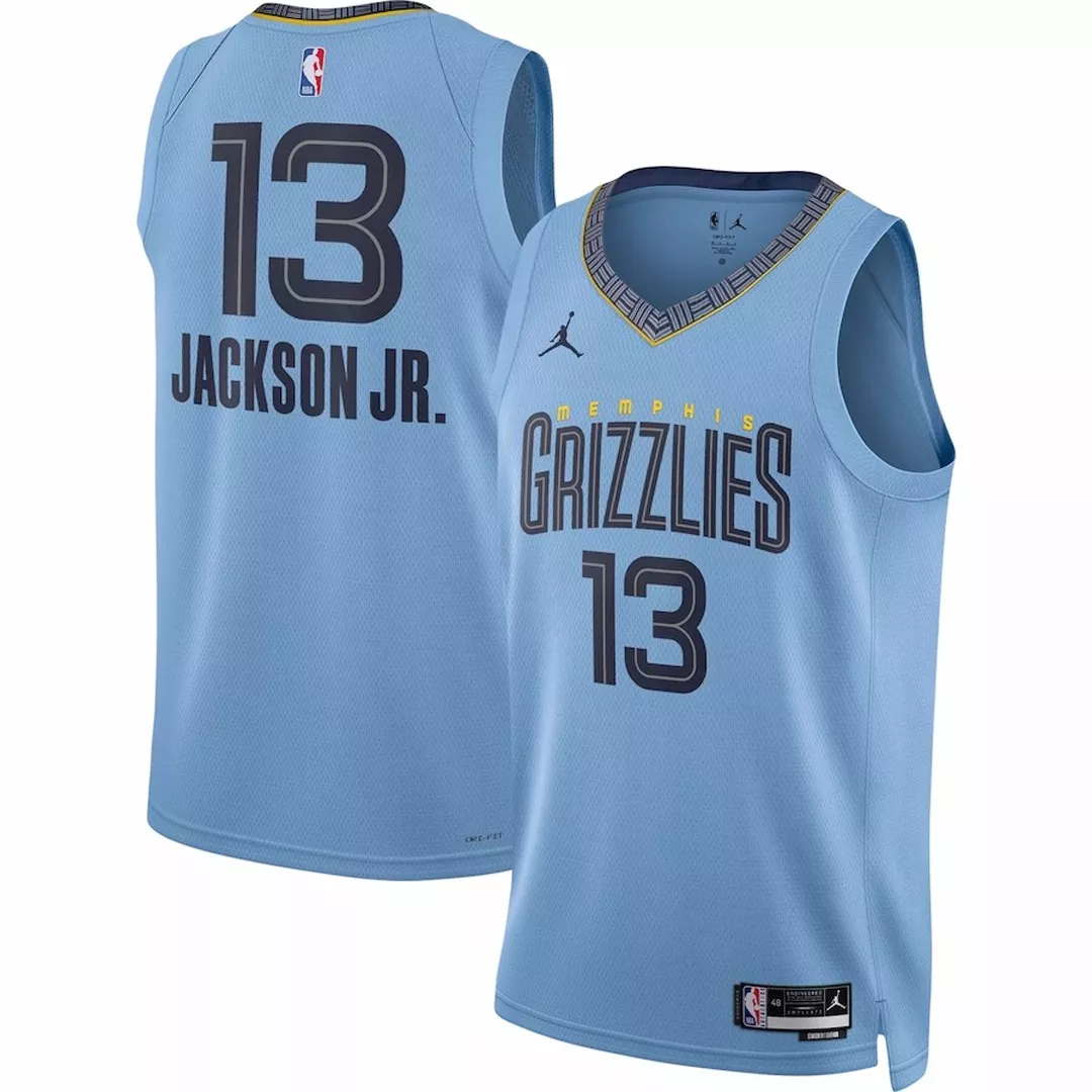 Men's Jaren Jackson Jr. #13 Blue Swingman Jersey 2022/23 - Statement Edition