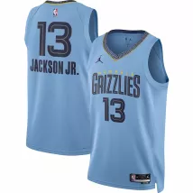 Men's Memphis Grizzlies Jaren Jackson Jr. #13 Jordan Brand Light Blue 2022/23 Swingman Jersey - Statement Edition - thejerseys
