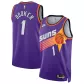 Men's Phoenix Suns Devin Booker #1 Nike Purple 2022/23 Swingman Jersey - Classic Edition - thejerseys