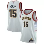 Discount Denver Nuggets Nikola Jokic #15 White Swingman Jersey 22/23 - City Edition - thejerseys