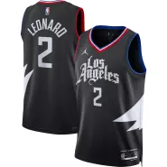 Men's LA Clippers Kawhi Leonard #2 Jordan Brand Black 2022/23 Statement Edition Swingman Jersey - thejerseys