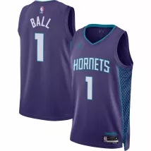 Men's Charlotte Hornets LaMelo Ball #1 Purple 22/23 Swingman Jersey - Statement Edition - thejerseys