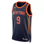 Men's New York Knicks RJ Barrett #9 Navy Swingman Jersey 22/23 - Statement Edition - thejerseys