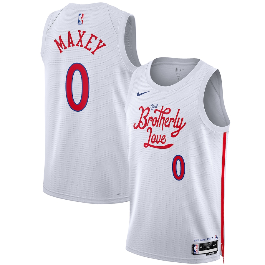 Tyrese Maxey - Philadelphia 76ers - Game-Worn City Edition Jersey