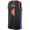 Men's New York Knicks Derrick Rose #4 Black Swingman Jersey 22/23 - City Edition - thejerseys