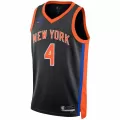 Men's New York Knicks Derrick Rose #4 Black Swingman Jersey 22/23 - City Edition - thejerseys