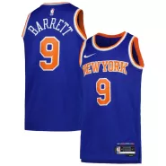 Men's New York Knicks RJ Barrett #9 Blue 22/23 Swingman Jersey - Icon Edition - thejerseys