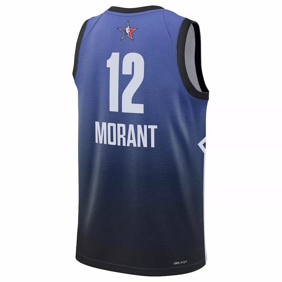 Men's All Star Ja Morant #12 Blue All-Star Game Swingman Jersey 2022/23 - thejerseys