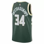 Discount Milwaukee Bucks Bucks Antetokounmpo #34 Green Swingman Jersey 2022/23 - thejerseys