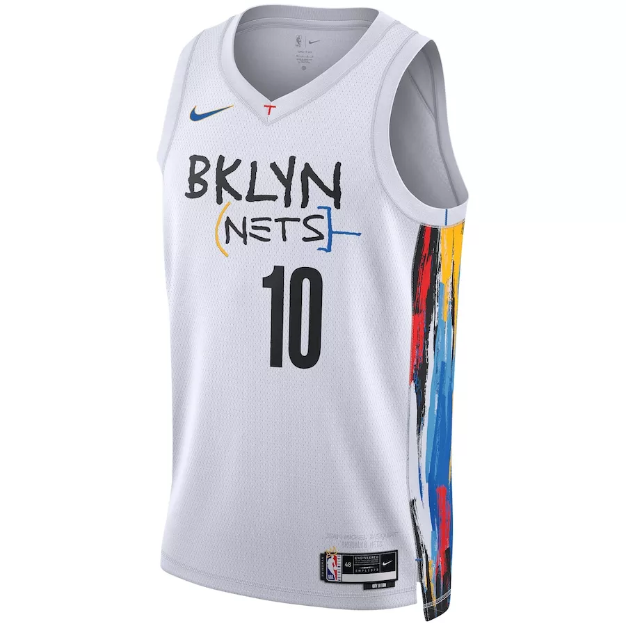 Men's Brooklyn Nets Ben Simmons #10 White Swingman Jersey 22/23 - City Edition - thejerseys