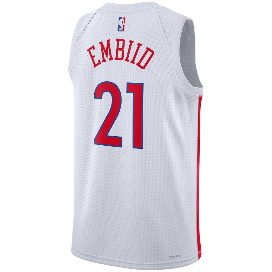 Nike Youth Philadelphia 76ers Joel Embiid #21 Royal Dri-FIT Swingman Jersey