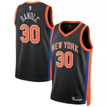 Men's New York Knicks Julius Randle #30 Nike Black 2022/23 Swingman Jersey - City Edition - thejerseys