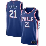 Discount Joel Embiid #21 Blue Swingman Jersey 22/23 - thejerseys