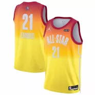 Men's All Star Joel Embiid #21 Orange All-Star Game Swingman Jersey 22/23 - thejerseys