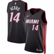 Men's Miami Heat Tyler Herro #14 Black Swingman Jersey 22/23 - Icon Edition - thejerseys
