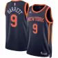 Men's New York Knicks RJ Barrett #9 Navy Swingman Jersey 22/23 - Statement Edition - thejerseys