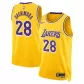 Men's Los Angeles Lakers Rui Hachimura #28 Gold Swingman Jersey 2022/23 - Icon Edition - thejerseys