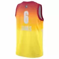 Men's All Star LeBron James #6 Orange All-Star Game Swingman Jersey 2022/23 - thejerseys