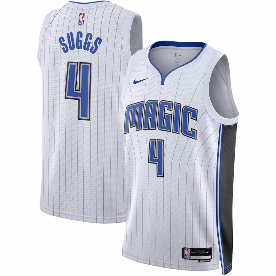 PENNY HARDAWAY ORLANDO MAGIC Jersey NBA BOYS/YOUTH M & N ROYAL  BLUE/PINSTRIPE