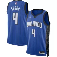 Men's Orlando Magic Jalen Suggs #4 Blue Swingman Jersey 22/23 - Statement Edition - thejerseys