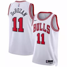 Men's Chicago Bulls DeMar DeRozan #11 Nike White 2022/23 Swingman Jersey - Association Edition - thejerseys
