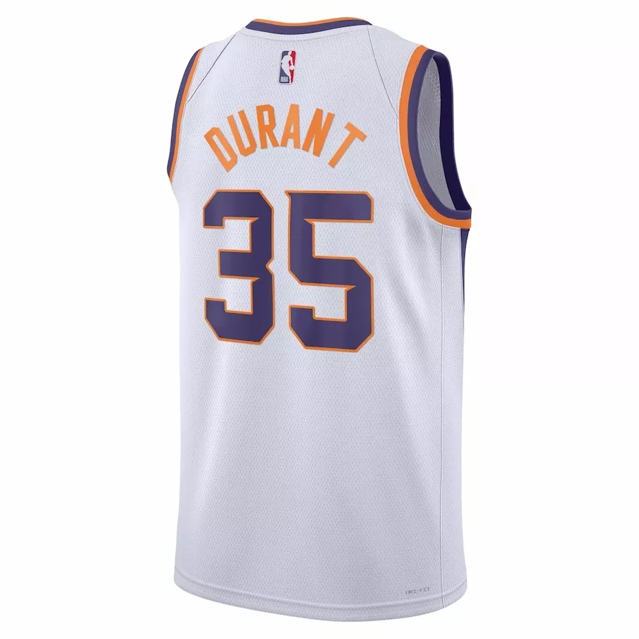 Men's Phoenix Suns Kevin Durant #35 White Swingman Jersey 22/23 - Association Edition - thejerseys