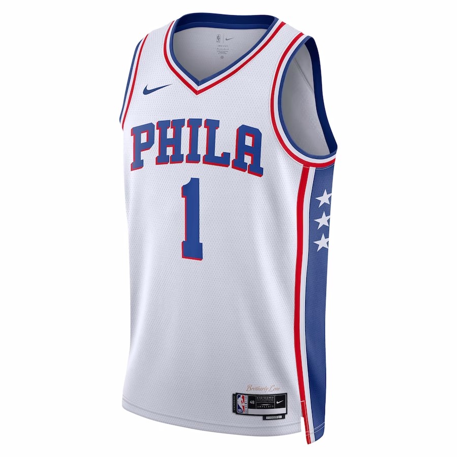76ers Reveal Photos of New 'City of Brotherly Love' Jerseys for