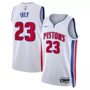 Men's Detroit Pistons Jaden Ivey #23 Nike White 2022/23 Swingman Jersey - Association Edition - thejerseys