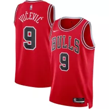 Men's Chicago Bulls Nikola Vucevic #9 Nike Red 22/23 Swingman Jersey - Icon Edition - thejerseys