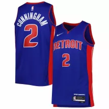 Men's Detroit Pistons Cade Cunningham #2 Nike Blue 2022/23 Swingman Jersey - Icon Edition - thejerseys