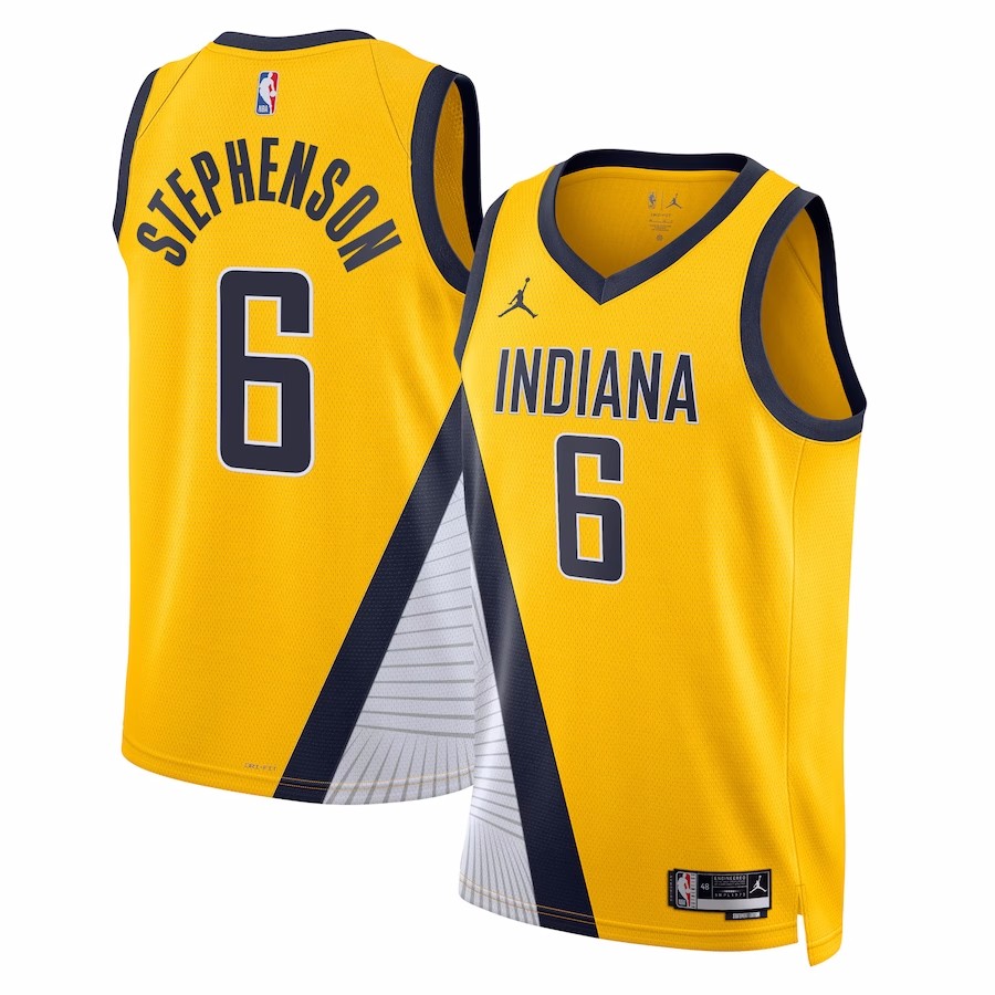 NBA - Shop the Indiana Pacers City Edition Collection NOW ➡️   In Indiana, basketball is in our blood. It's  woven deep into the fibers of who we are. It's a banner