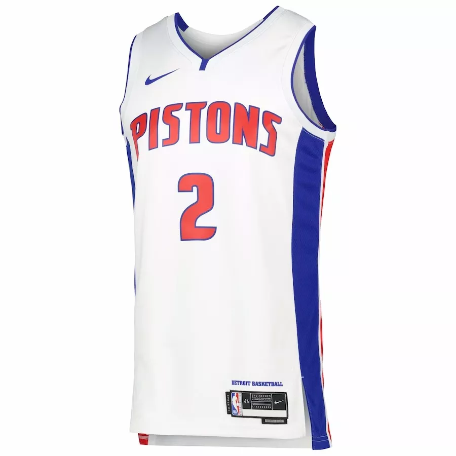 Men's Detroit Pistons Cade Cunningham #2 White Swingman Jersey 2022/23 - Association Edition - thejerseys
