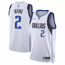 Men's Dallas Mavericks Kyrie Irving #2 Nike White 2022/23 Swingman Jersey - Association Edition - thejerseys