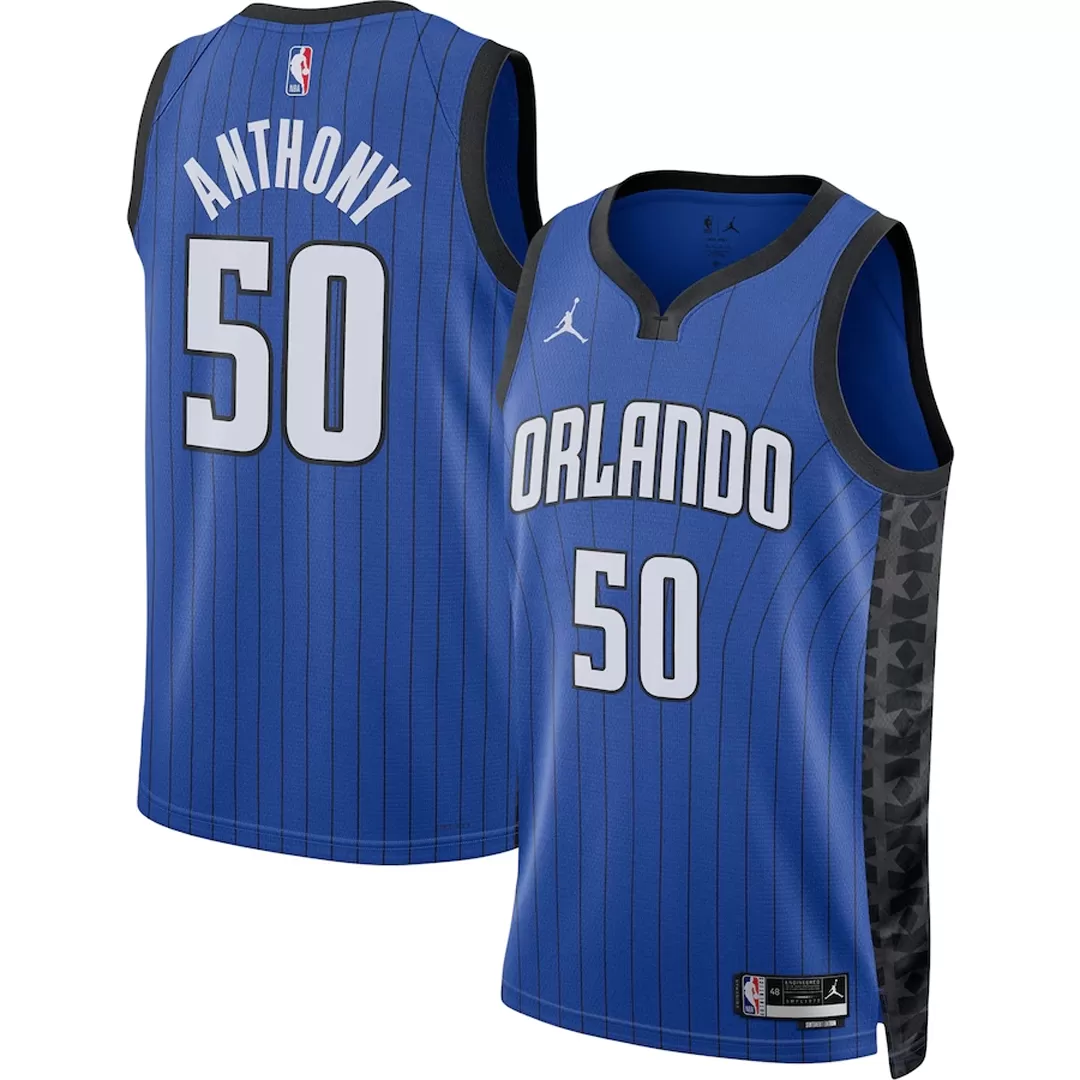 Men's Orlando Magic Cole Anthony #50 Blue Swingman Jersey 22/23