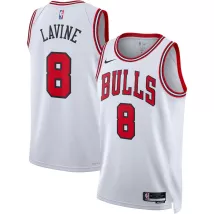 Men's Chicago Bulls Zach LaVine #8 Nike White 22/23 Swingman Jersey - Association Edition - thejerseys